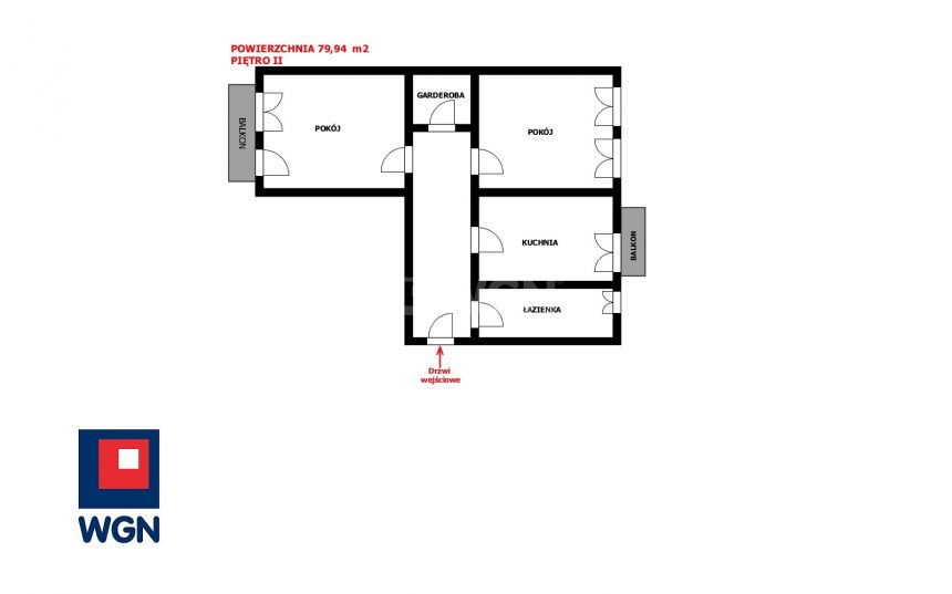 Legnica, 295 000 zł, 79.94 m2, pietro 2, 5 miniaturka 2