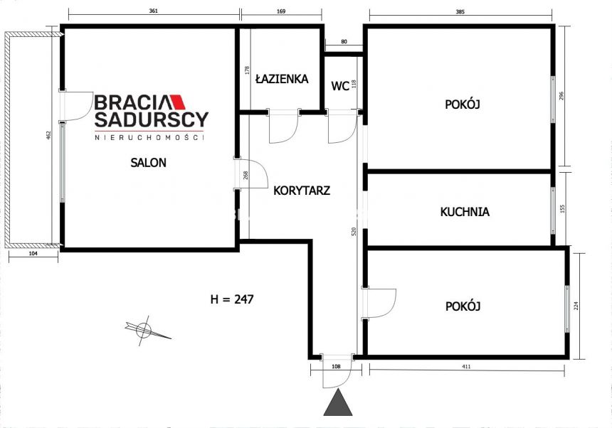 3 pok 58m2 Bieńczyce Blisko Placu Centralnego miniaturka 16