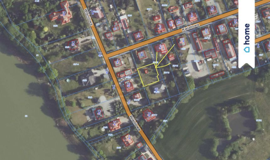 Działka budowlana 673m2 nad Jeziorem - zdjęcie 1