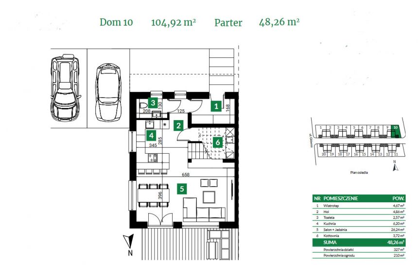 Piękny domek z ogrodem w cichej i spok.okolicy, blisko Wrocławia - Krzyżowice miniaturka 13