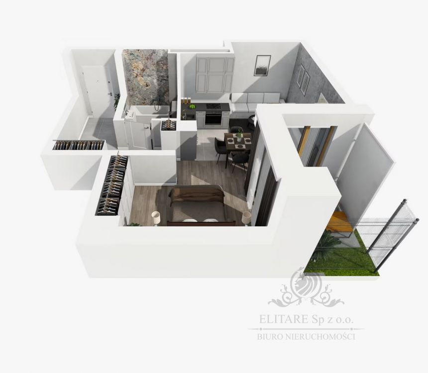 Mieszkanie 41,01m2 + ogórd i taras  widokiem na Odrę/Kleczków miniaturka 8