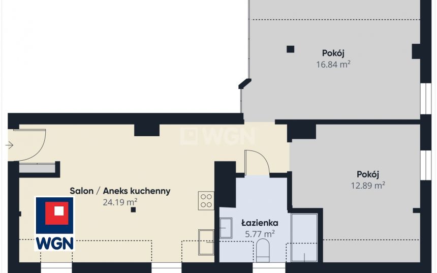 Kościan Osiedle imienia Sierakowskiego, 314 000 zł, 60 m2, M2 miniaturka 10