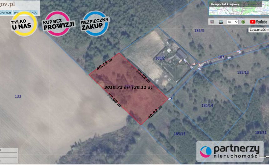 Szumleś Królewski, 250 000 zł, 30.13 ar, droga dojazdowa utwardzona - zdjęcie 1