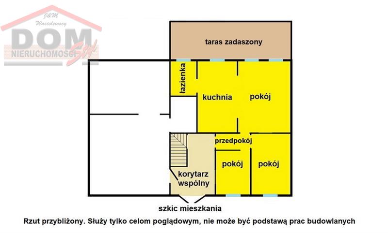 Mieszkanie 3-pok. - połowa domu z działką budowlan miniaturka 9