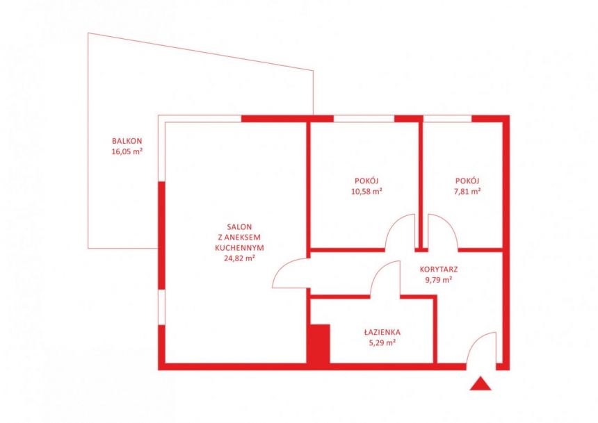 Gdańsk Ujeścisko, 499 000 zł, 58.29 m2, 3 pokojowe miniaturka 8