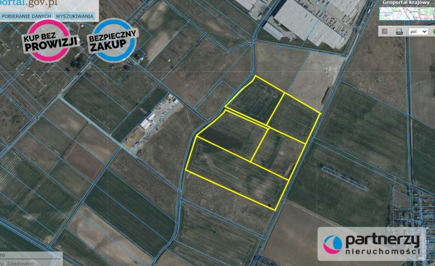 Gdańsk Rudniki, 26 500 000 zł, 10.6 ha, droga dojazdowa gruntowa miniaturka 1
