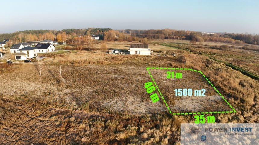 Malownicza działka budowlana, Stara Wieś, 1500 m2 miniaturka 2