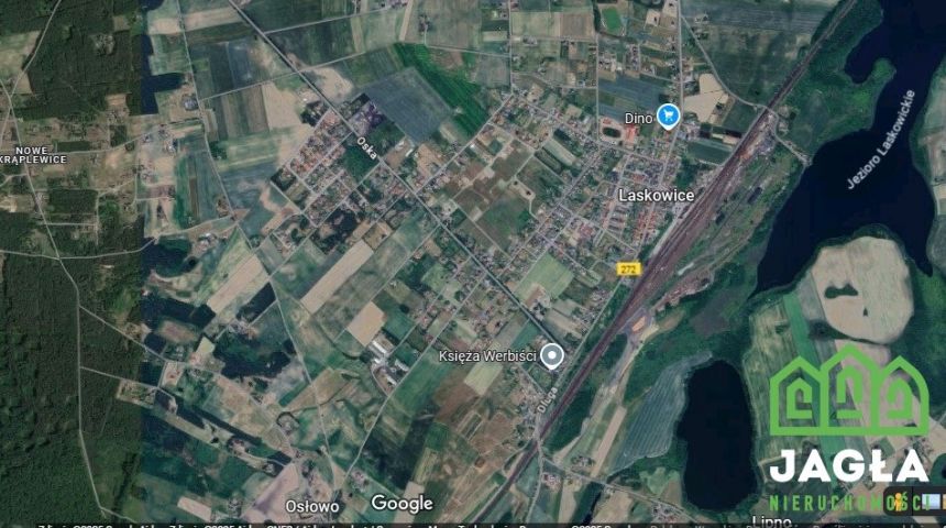 Laskowice dz 1015m2 media-prąd,woda,kanalizacja miniaturka 5