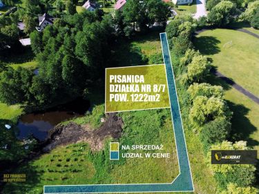 Pisanica, 110 000 zł, 12.22 ar, woda w drodze