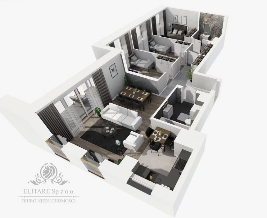 Duże Mieszkanie 81,46m2 z widokiem na rzekę /Wrocław, Kleczków miniaturka 7