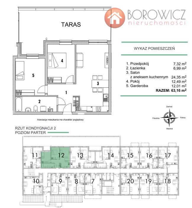 GOTOWE MIESZKANIA BIELSKO BIAŁA KAMIENICA 3 POKOJE miniaturka 5