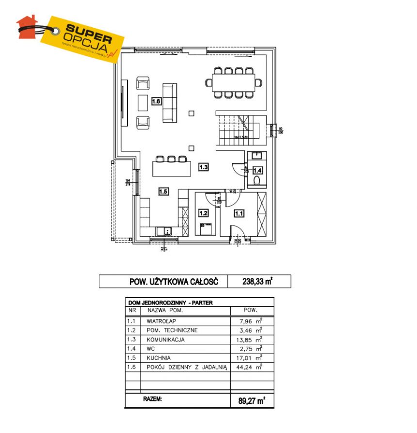Kraków Wola Justowska, 6 600 000 zł, 238.33 m2, 5 pokoi miniaturka 36