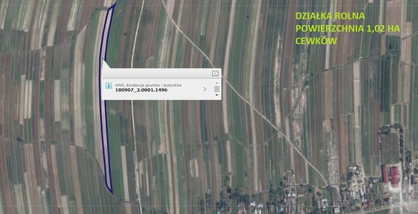 CEWKÓW - działka rolna 1,02 ha miniaturka 2