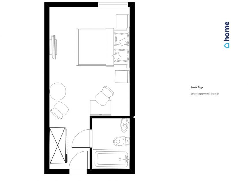 Apartament 21,2 m²  Kyriad Karkonosze Basen miniaturka 4