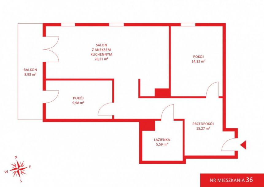 Bydgoszcz Bartodzieje, 704 425 zł, 74.15 m2, parter miniaturka 13