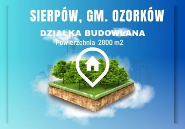 Sierpów, 196 000 zł, 28 ar, budowlana