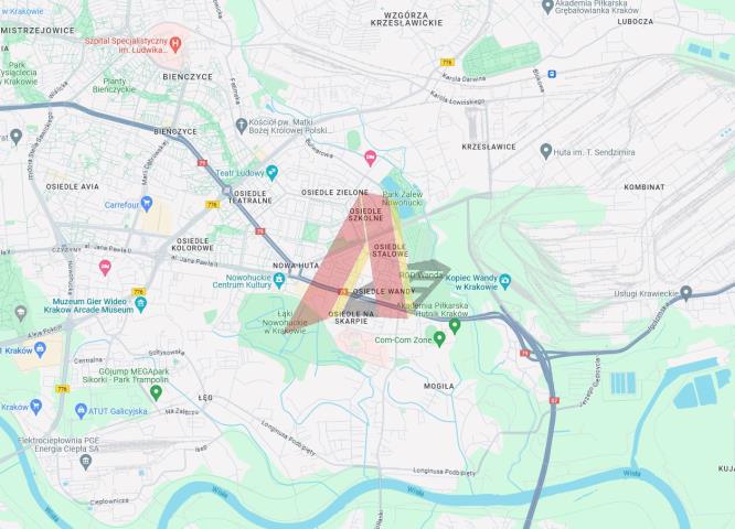 Kraków Nowa Huta, 7 500 000 zł, 1.5 ha, usługowa miniaturka 5