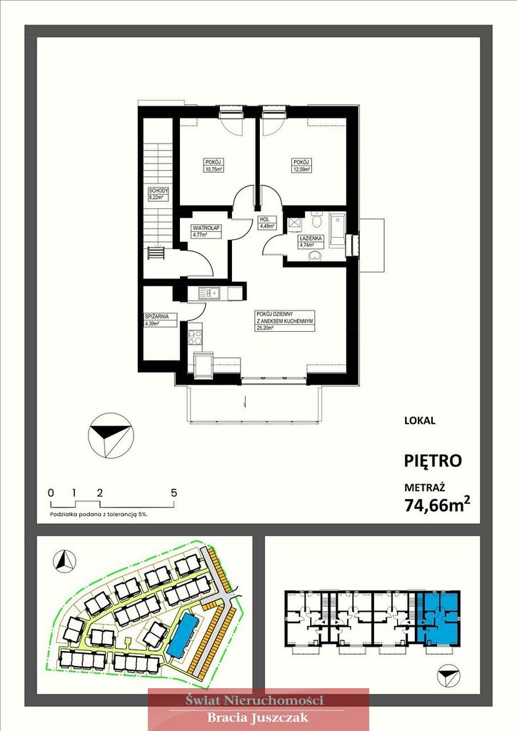 Zacharzyce, 597 205 zł, 74.66 m2, M3 miniaturka 6