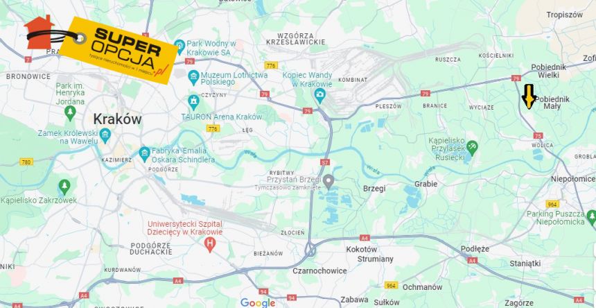 Kraków Nowa Huta, 1 100 000 zł, 71.78 ar, budowlana miniaturka 5
