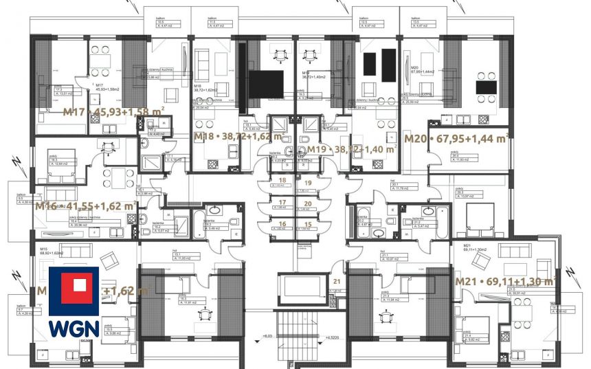 Wieluń, 340 349 zł, 38.72 m2, do wykończenia miniaturka 3