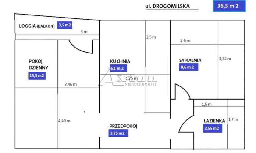 Warszawa Bemowo, 660 000 zł, 39 m2, z loggią miniaturka 16