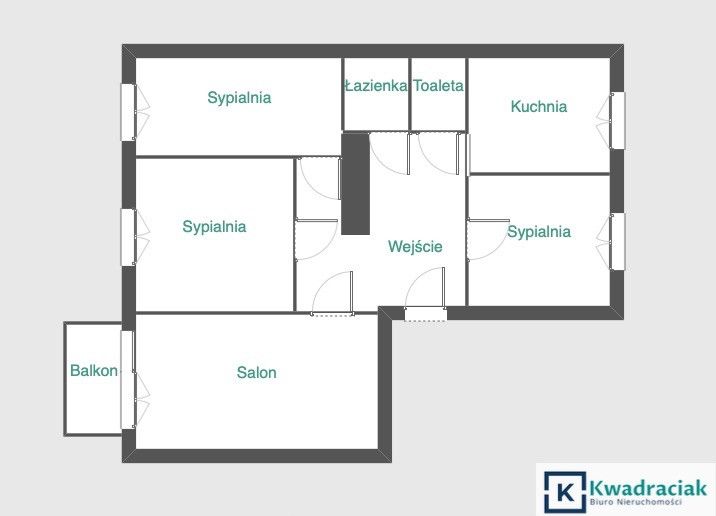 Jasło, 349 000 zł, 64.04 m2, pietro 6 miniaturka 20