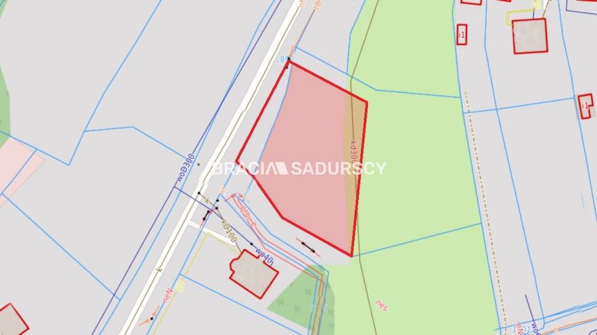 Dobczyce, 690 000 zł, 14.46 ar, woda w drodze miniaturka 5