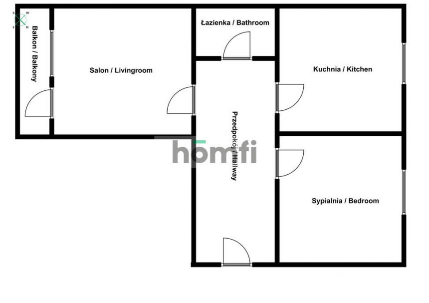 Mieszkanie z balkonem w atrakcyjnej lokalizacji miniaturka 14