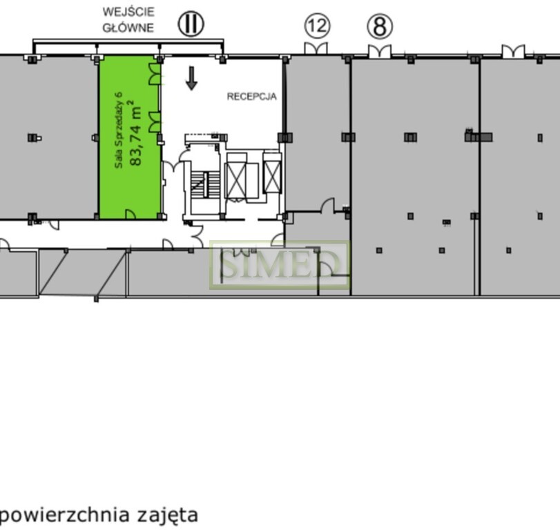 Show room z biurem 5 m wysokość,dostep 24h,ochrona miniaturka 9