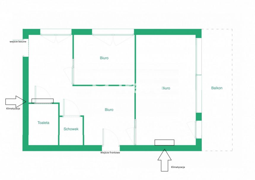 Gdańsk Zaspa, 3 300 zł, 55 m2, pietro 2, 2 miniaturka 9