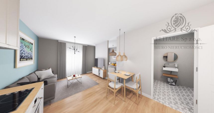 Mieszkanie  32,49 z możliwością wydzielnia sypialni/duża loggia/Wrocław Szczepin miniaturka 8