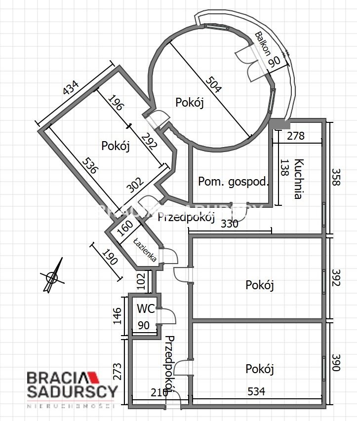 pl. inwalidów, biuro 119m2, I piętro po remoncie miniaturka 42