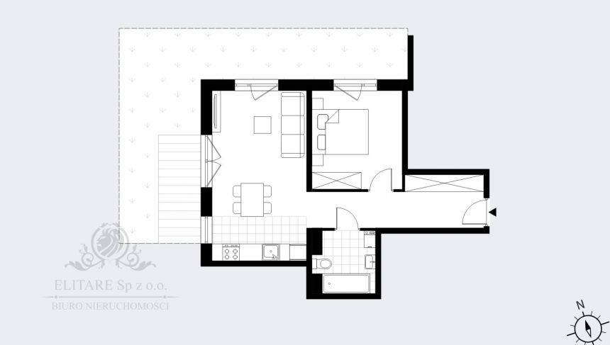 W REALIZACJI 10.2025/Mieszkanie 2pok, /46,48m2 i 60m2 ogrodu/ Brochów, Wrocław miniaturka 6