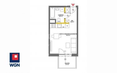 Julianów, 447 032 zł, 29.41 m2, aneks kuchenny