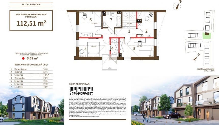 112,5 m2 | 5 pokoi | dwupoziomowe | Słocina miniaturka 3