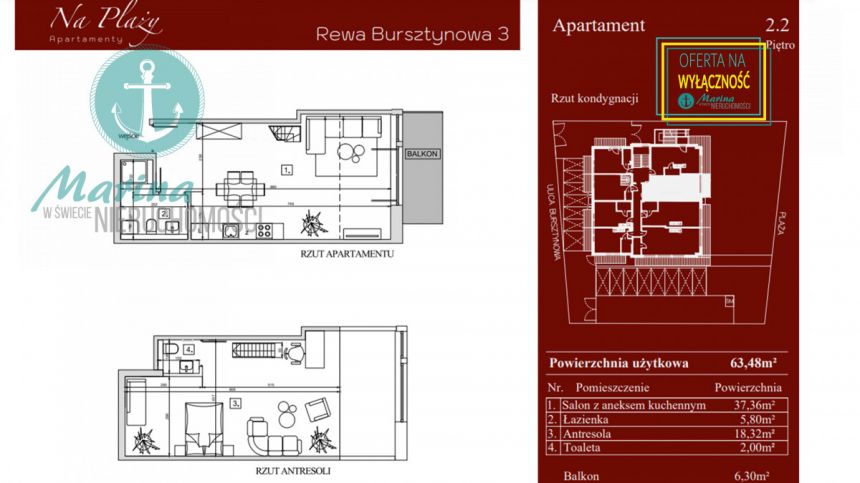 Rewa, 1 780 000 zł, 77.05 m2, z balkonem miniaturka 7