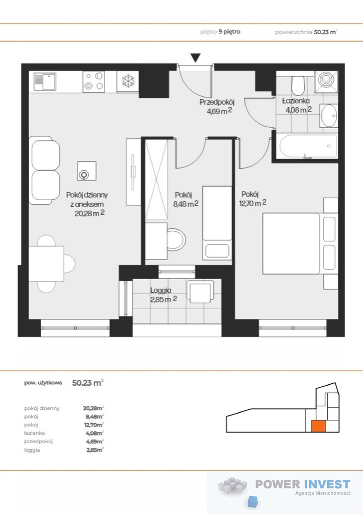 3-pokojowy apartament 50 m2 na Mistrzejowicach miniaturka 4