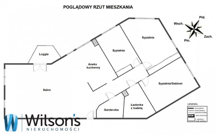 Warszawa Mirów, 6 800 zł, 110 m2, 4 pokojowe miniaturka 2
