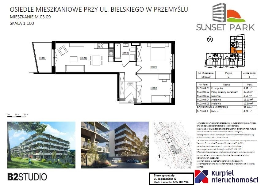 Mieszkanie na Osiedlu Sunset Park B3.09 - zdjęcie 1