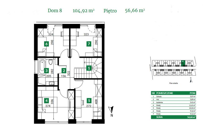 Piękny domek z ogrodem w cichej i spok.okolicy, blisko Wrocławia - Krzyżowice miniaturka 4