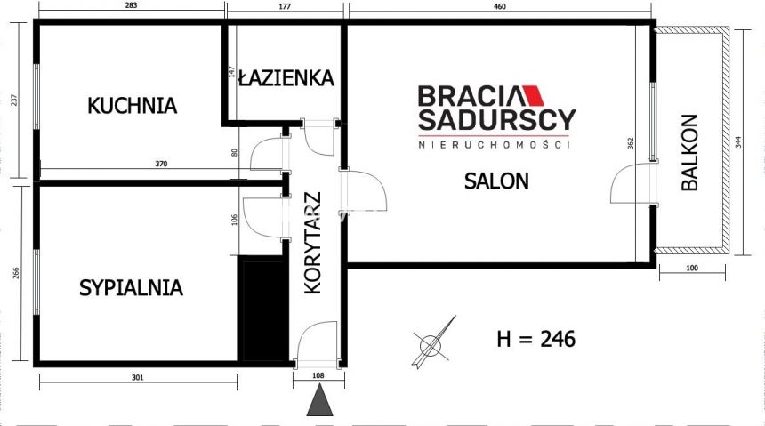 Okazja! dwustronne mieszkanie z loggią miniaturka 2