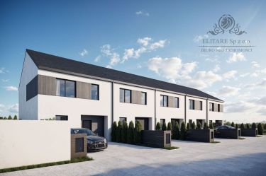 DOM szereg środkowy 102,50m2 z działką 322m2m2, Iwiny Siechnice