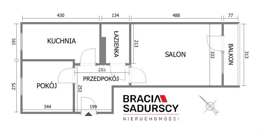 2-pokojowe mieszkanie w Myślenicach! miniaturka 12