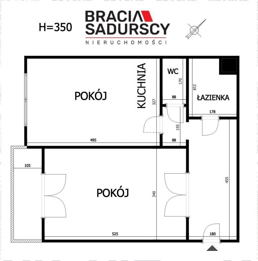 2-pok mieszkanie/ul.Karmelicka/balkon/ładny widok miniaturka 3