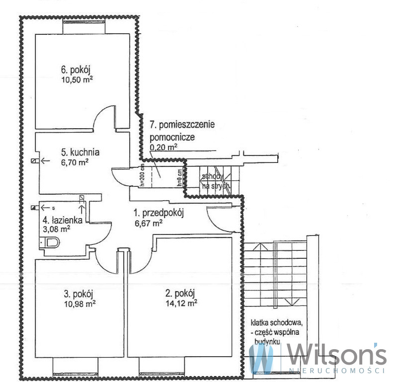 Wrocław Stare Miasto, 575 000 zł, 52.25 m2, pietro 4/4 miniaturka 14