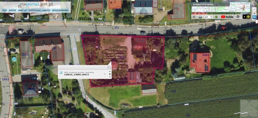 Działka Mieszkaniowo Usługowa Aleksandrowice miniaturka 2