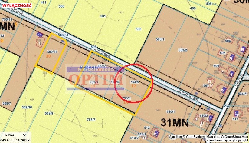 Ochodze 149 000 zł 8.39 ar - zdjęcie 1
