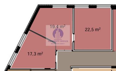 Mokotów: biuro 68,08 m2