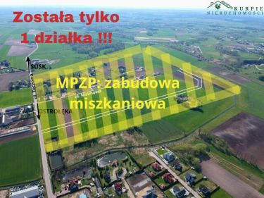 Tylko 1 działka została! Działki bud. Ławy k. Ostrołęki