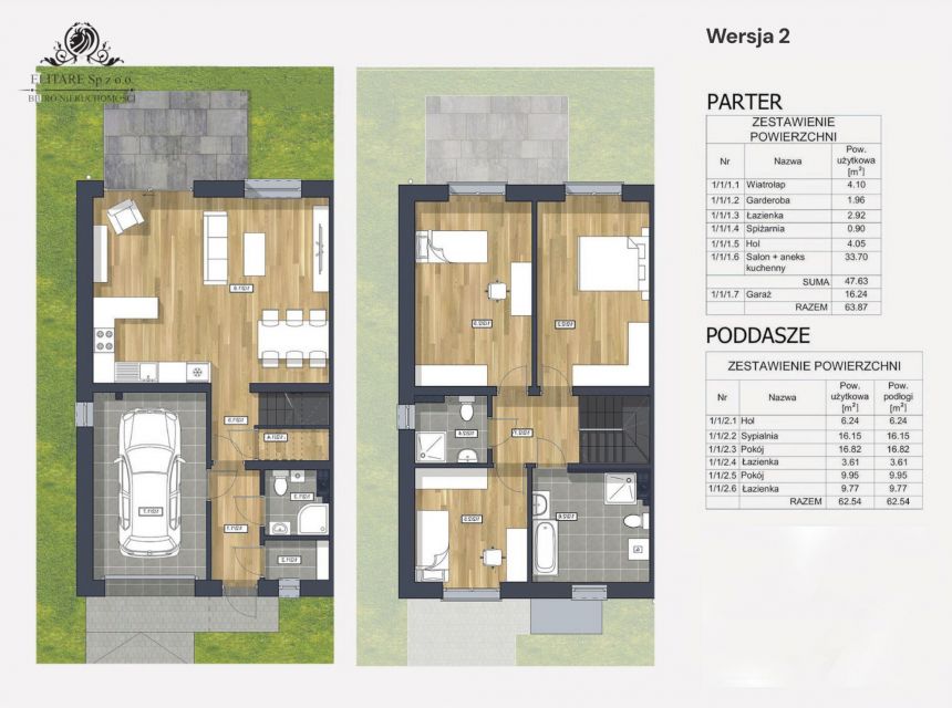 Dom 126m2 w zab. bliźniaczej - z pompą ciepła/ Miłoszyce, Jelcz Laskowice miniaturka 7